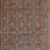 blue traditional area rug