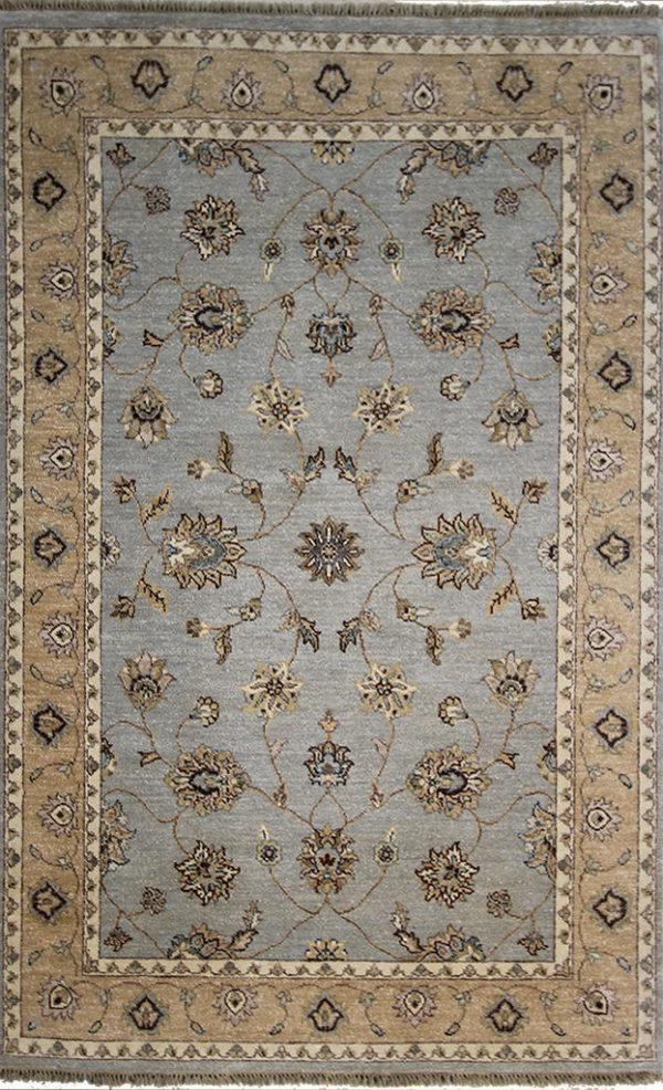 gray traditional area rug
