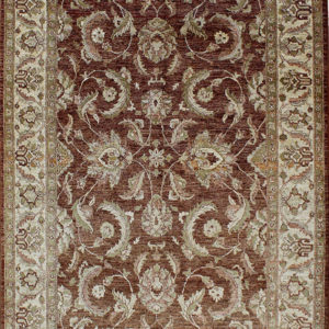 brown traditional area rug