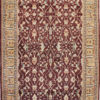 burgundy traditional area rug