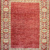 red modern area rug